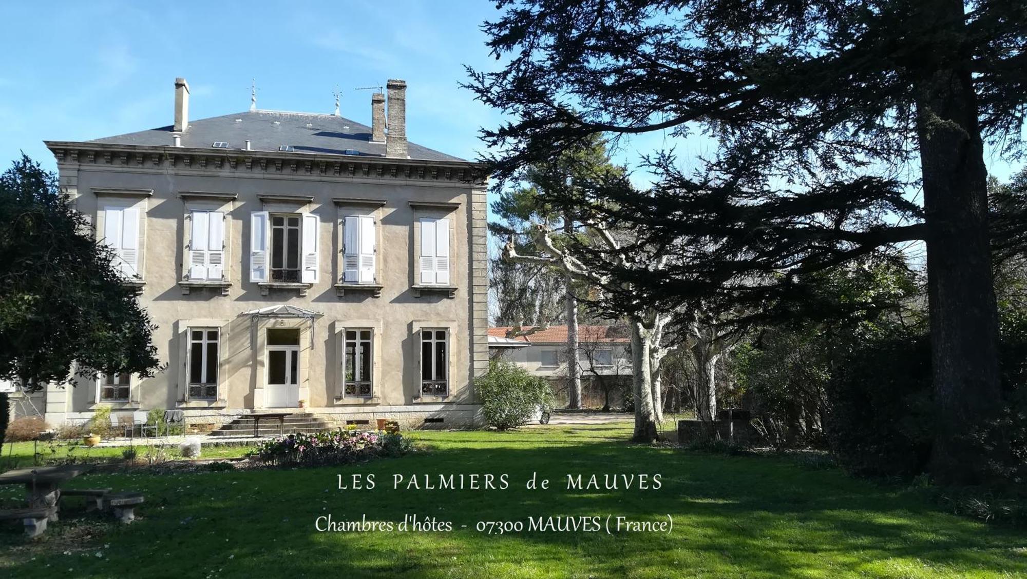 Les Palmiers Bed and Breakfast Mauves Eksteriør billede